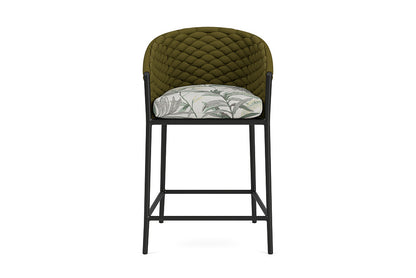 Lloyd Flanders Escape Balcony Stool — Matte Charcoal / Calidora Mist — manufacturer configuration [67823140831326]