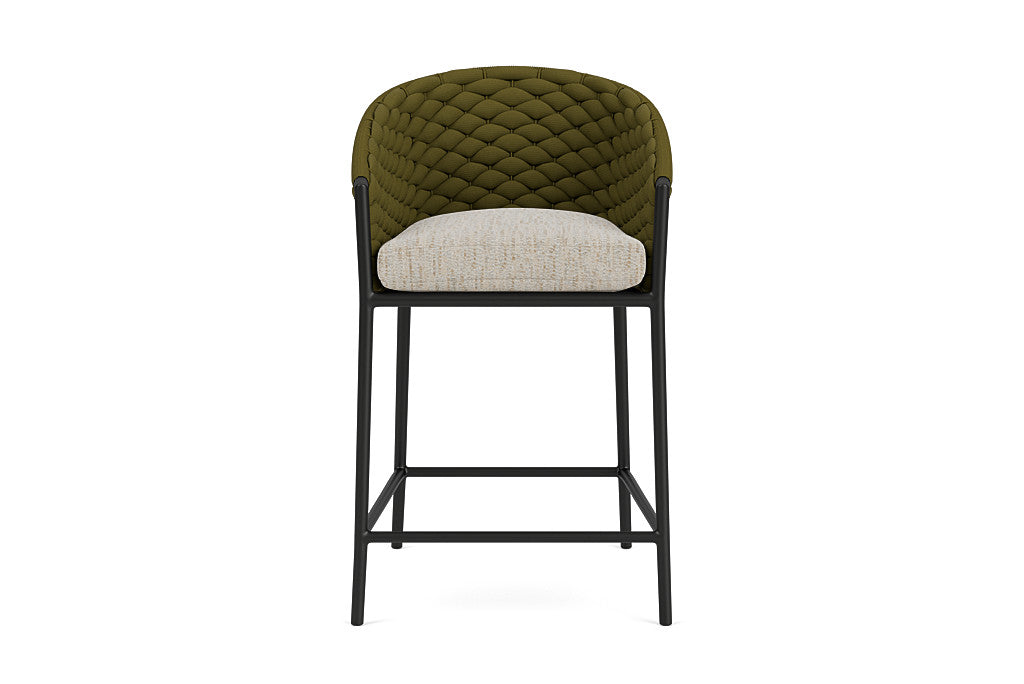 Lloyd Flanders Escape Balcony Stool — Matte Charcoal / Charlotte Sparrow — manufacturer configuration [67823141093470]