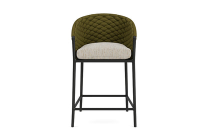 Lloyd Flanders Escape Balcony Stool — Matte Charcoal / Charlotte Sparrow — manufacturer configuration [67823141093470]