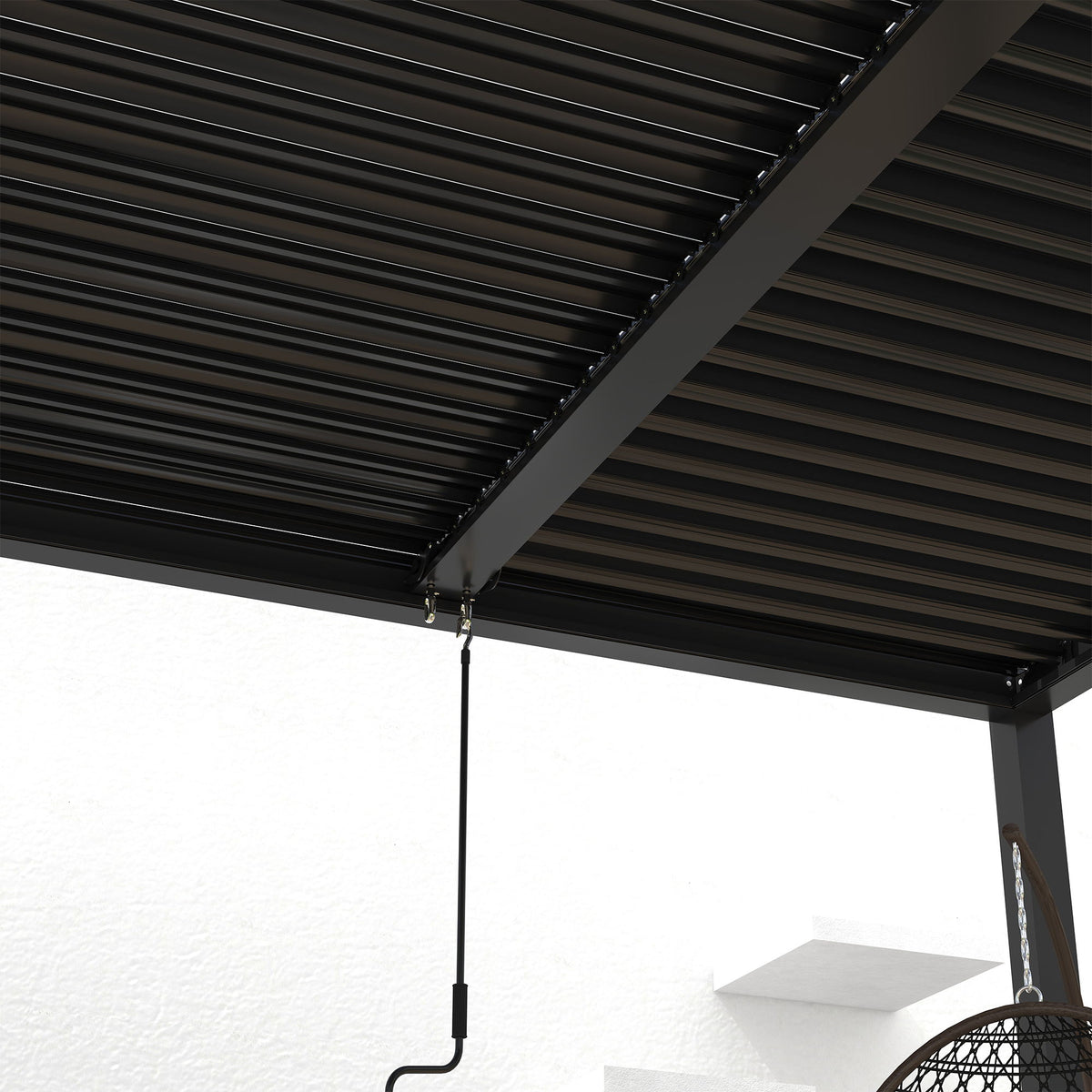 10x19 Louver Pergola Aluminium Frame & Louvers