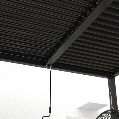 10x19 Louver Pergola Aluminium Frame & Louvers