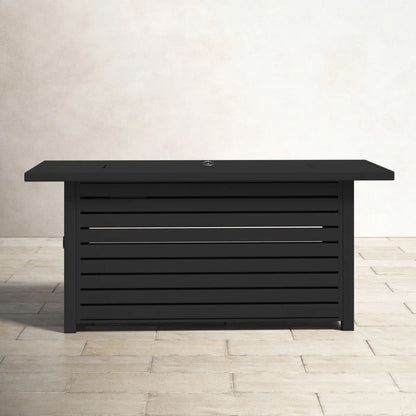 Propane / Gas Outdoor Fire Pit Table With Lid
