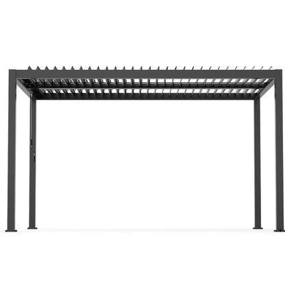 10x19 Louver Pergola Aluminium Frame & Louvers