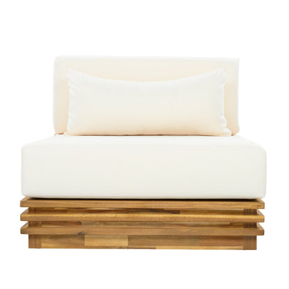 Oversized Outdoor 2-Piece Chat Set with Club Chair and Side Table
