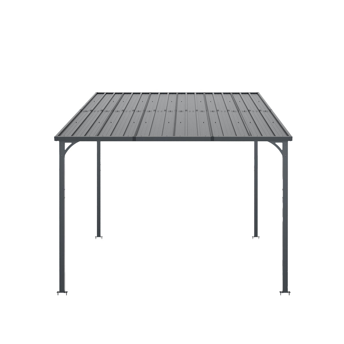 Outdoor Pergola, 10' x 10' Hardtop Gazebo for Yard