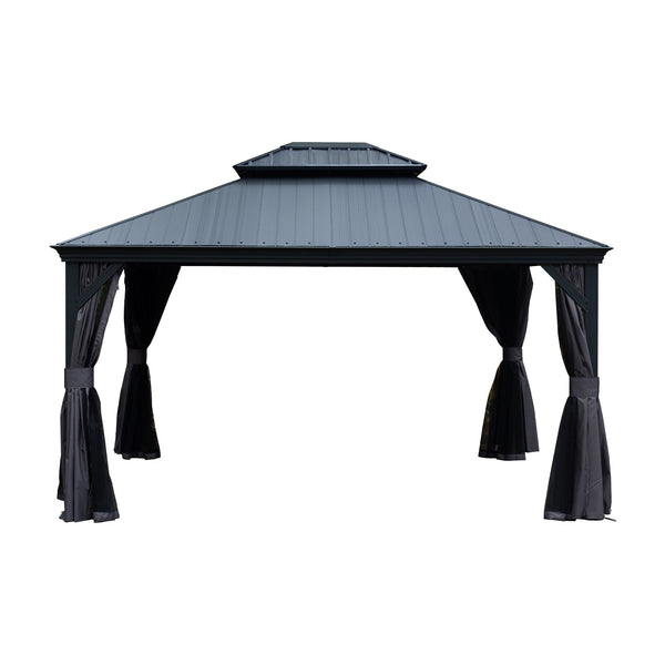 10'x12' Hardtop Gazebo with Resin Roof