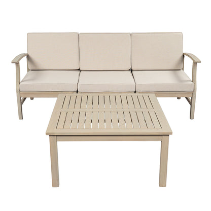 Perla 3 Seater Sofa and Table Set