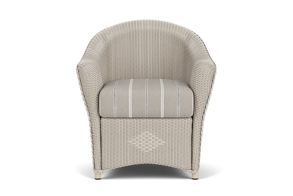 Lloyd Flanders Reflections Dining Armchair — Linen / Sandy Point Stone — manufacturer configuration [67823026733150]