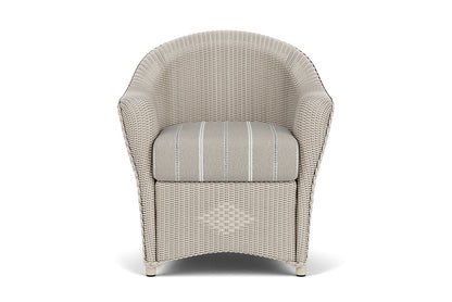 Lloyd Flanders Reflections Dining Armchair — Linen / Sandy Point Stone — manufacturer configuration [67823026733150]
