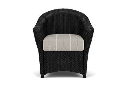 Lloyd Flanders Reflections Dining Armchair — Ebony / Sandy Point Stone — manufacturer configuration [67823026077790]
