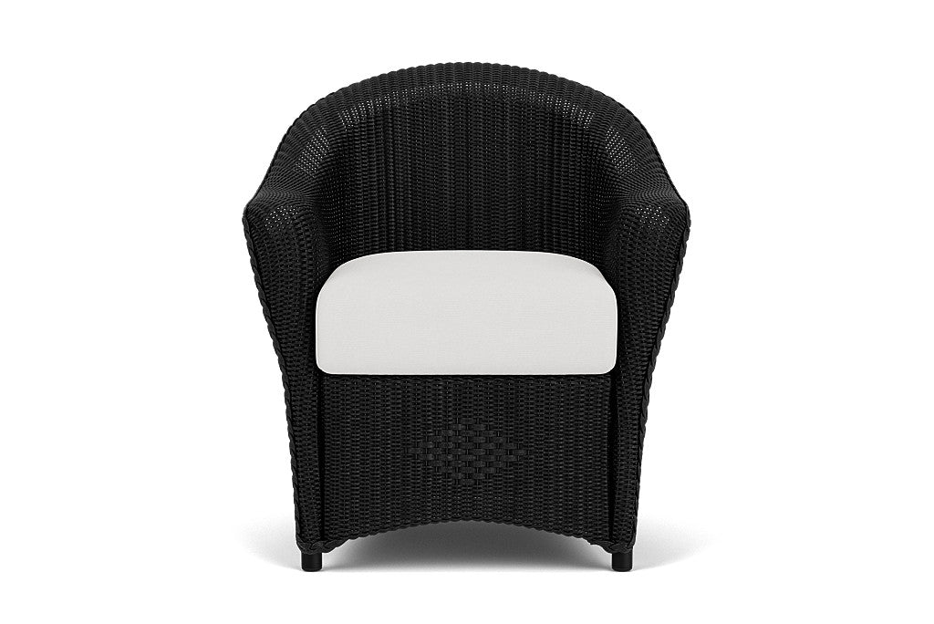 Lloyd Flanders Reflections Dining Armchair — Ebony / Canvas Natural — manufacturer configuration [67823025946718]