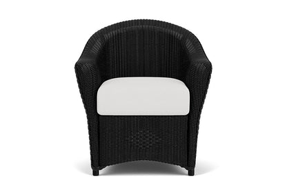 Lloyd Flanders Reflections Dining Armchair — Ebony / Canvas Natural — manufacturer configuration [67823025946718]
