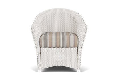 Lloyd Flanders Reflections Dining Armchair — White / Purveyor Pewter — manufacturer configuration [67823028895838]