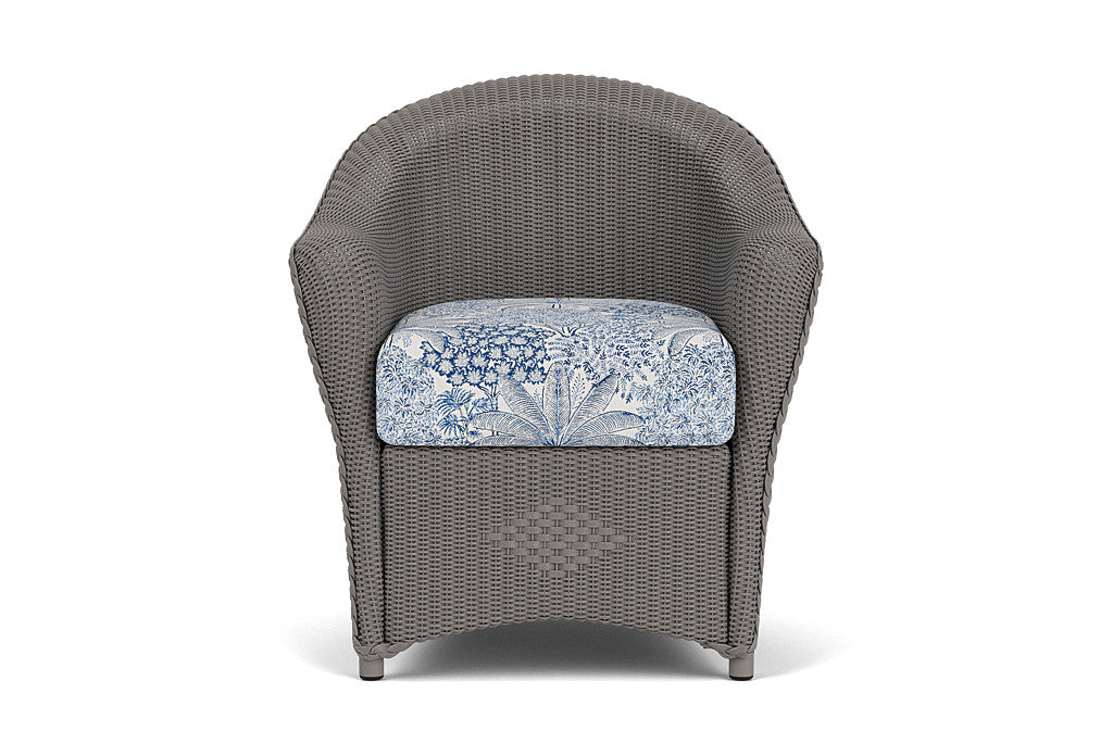 Lloyd Flanders Reflections Dining Armchair — Pewter / Utopia Coastal — manufacturer configuration [67823027748958]