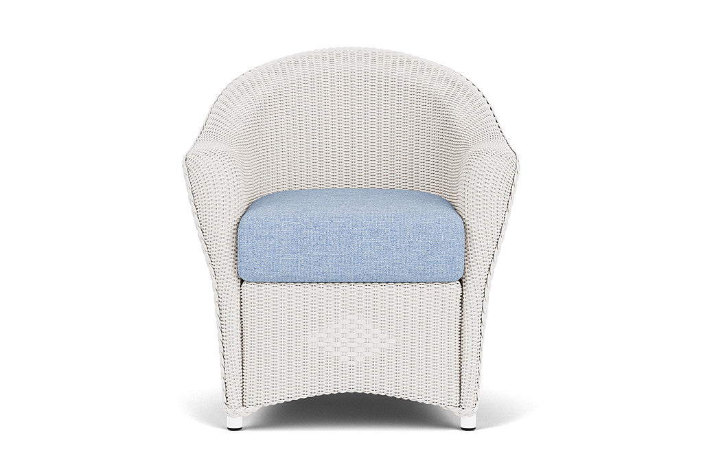 Lloyd Flanders Reflections Dining Armchair — White / Demo Skyway — manufacturer configuration [67823028600926]