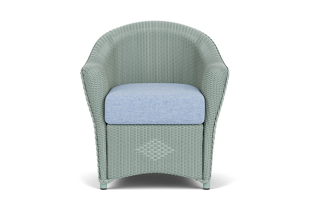 Lloyd Flanders Reflections Dining Armchair — Sea Glass / Demo Skyway — manufacturer configuration [67823027945566]