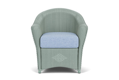 Lloyd Flanders Reflections Dining Armchair — Sea Glass / Demo Skyway — manufacturer configuration [67823027945566]