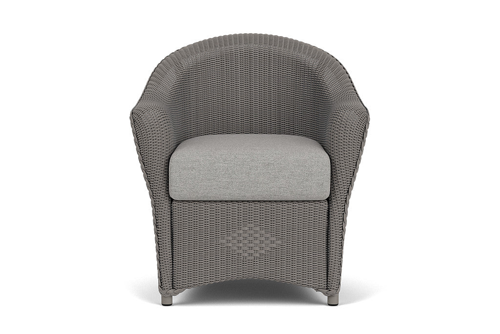 Lloyd Flanders Reflections Dining Armchair — Pewter / Demo Stone — manufacturer configuration [67823027617886]