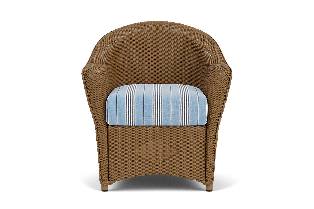 Lloyd Flanders Reflections Dining Armchair — Hickory / Hansen Sky — manufacturer configuration [67860557955166]
