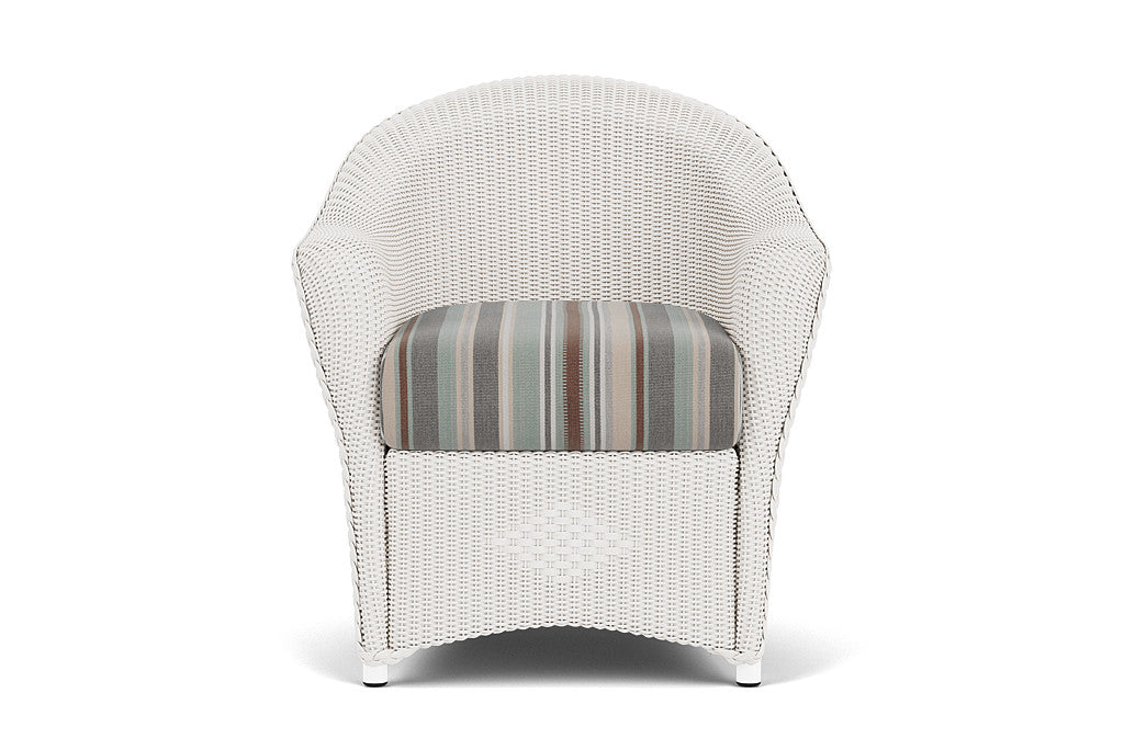 Lloyd Flanders Reflections Dining Armchair — White / Lima Heron — manufacturer configuration [67823029157982]