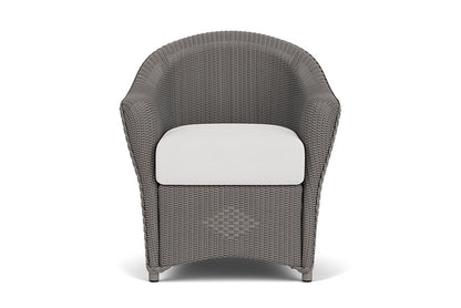 Lloyd Flanders Reflections Dining Armchair — Pewter / Canvas Natural — manufacturer configuration [67823027257438]