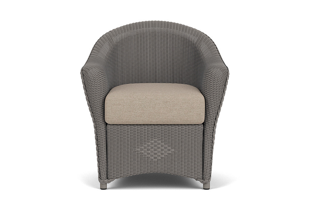 Lloyd Flanders Reflections Dining Armchair — Pewter / Demo Oatmeal — manufacturer configuration [67823027355742]