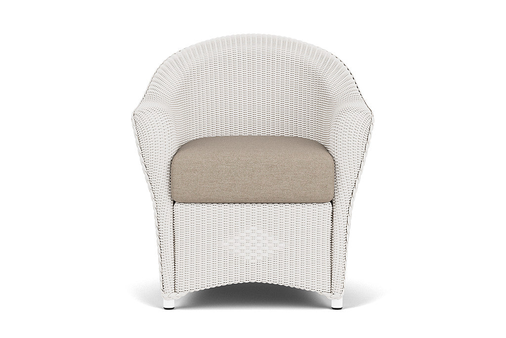 Lloyd Flanders Reflections Dining Armchair — White / Demo Oatmeal — manufacturer configuration [67823028666462]