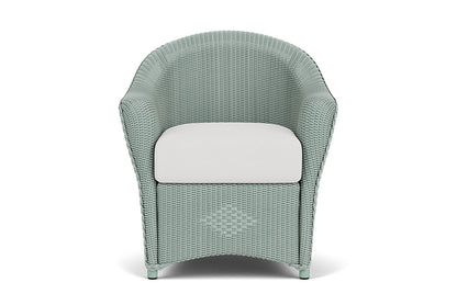 Lloyd Flanders Reflections Dining Armchair — Sea Glass / Canvas Natural — manufacturer configuration [67823027912798]