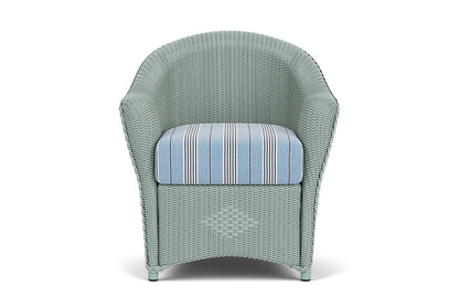 Lloyd Flanders Reflections Dining Armchair — Sea Glass / Hansen Sky — manufacturer configuration [67823028109406]