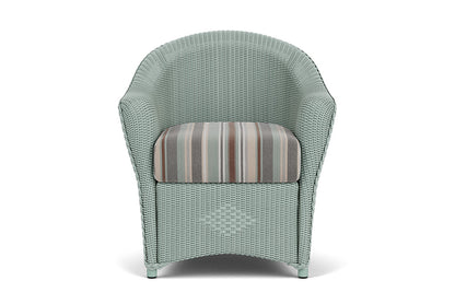 Lloyd Flanders Reflections Dining Armchair — Sea Glass / Lima Heron — manufacturer configuration [67823028502622]