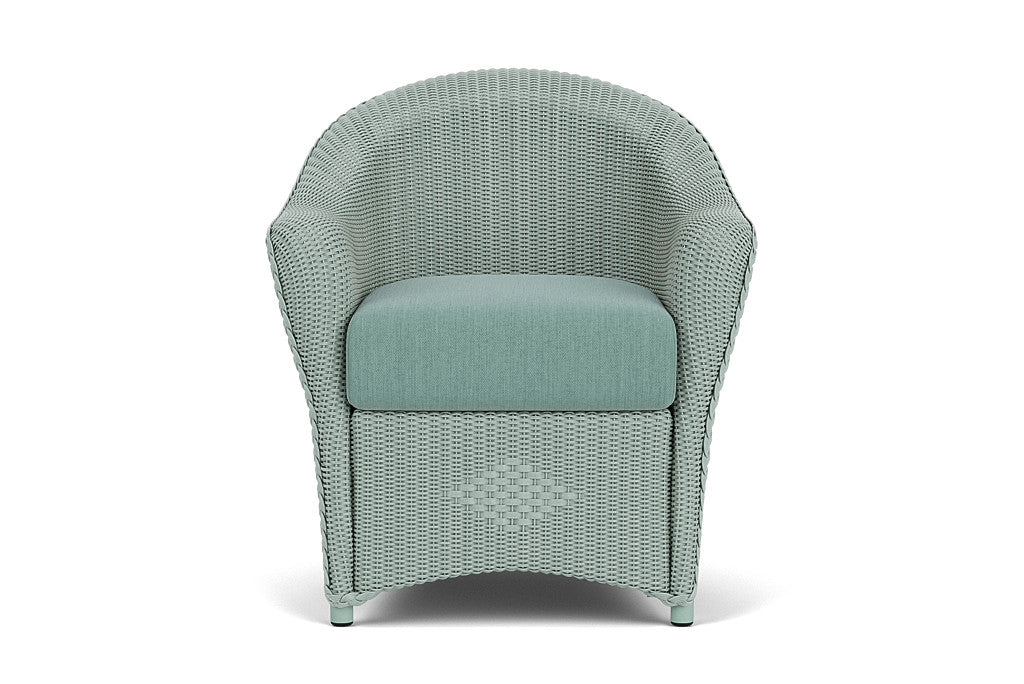 Lloyd Flanders Reflections Dining Armchair — Sea Glass / Loveboat Mint — manufacturer configuration [67823027978334]