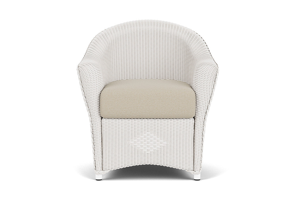 Lloyd Flanders Reflections Dining Armchair — White / Rumba Straw — manufacturer configuration [67823028797534]