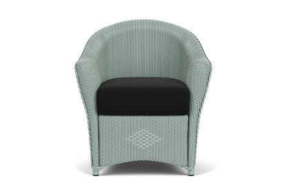 Lloyd Flanders Reflections Dining Armchair — Sea Glass / Canvas Black — manufacturer configuration [67823028535390]