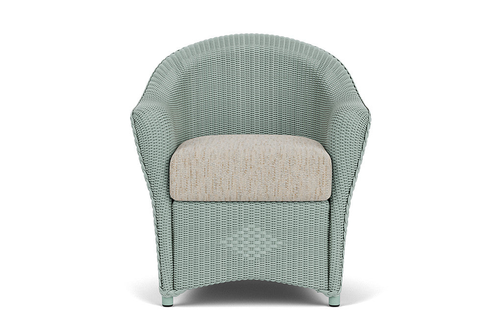 Lloyd Flanders Reflections Dining Armchair — Sea Glass / Charlotte Sparrow — manufacturer configuration [67823028437086]