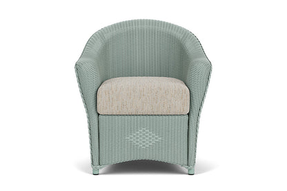 Lloyd Flanders Reflections Dining Armchair — Sea Glass / Charlotte Sparrow — manufacturer configuration [67823028437086]