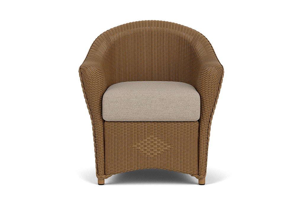 Lloyd Flanders Reflections Dining Armchair — Hickory / Demo Oatmeal — manufacturer configuration [67860557856862]
