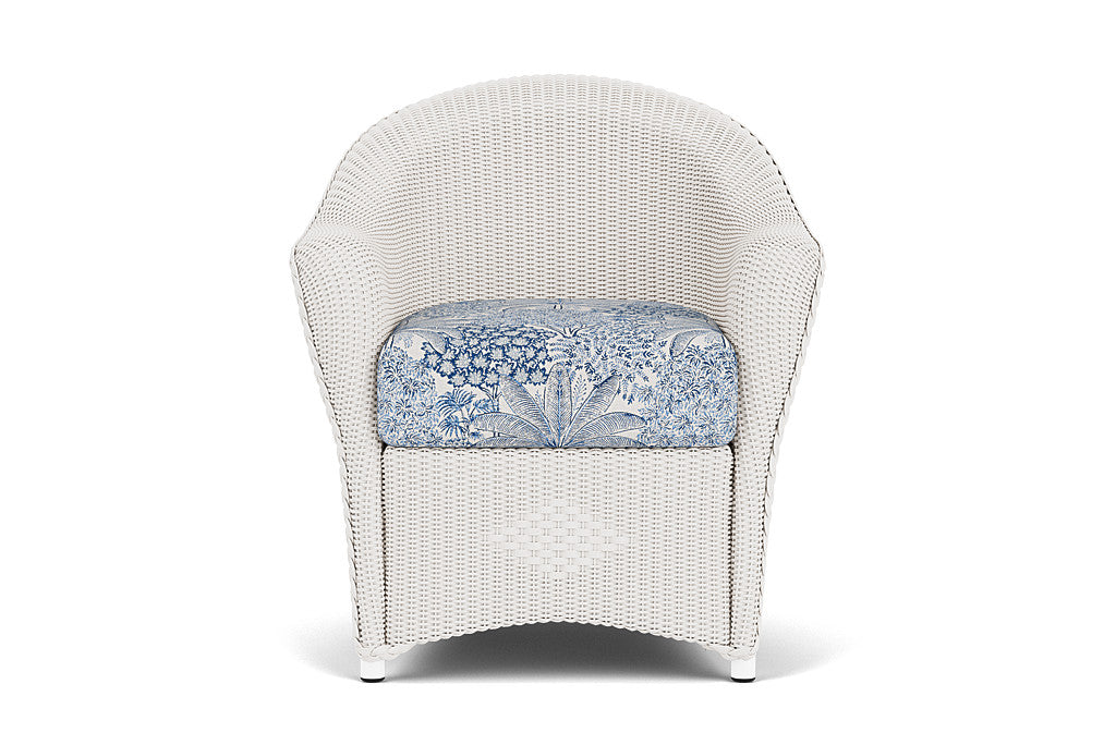 Lloyd Flanders Reflections Dining Armchair — White / Utopia Coastal — manufacturer configuration [67823029059678]