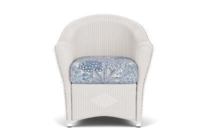 Lloyd Flanders Reflections Dining Armchair — White / Utopia Coastal — manufacturer configuration [67823029059678]