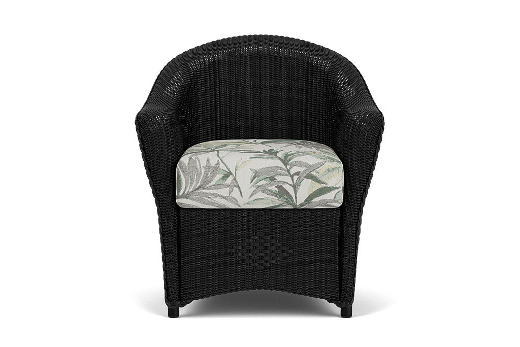 Lloyd Flanders Reflections Dining Armchair — Ebony / Calidora Mist — manufacturer configuration [67823026208862]