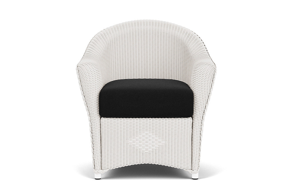 Lloyd Flanders Reflections Dining Armchair — White / Canvas Black — manufacturer configuration [67823029190750]