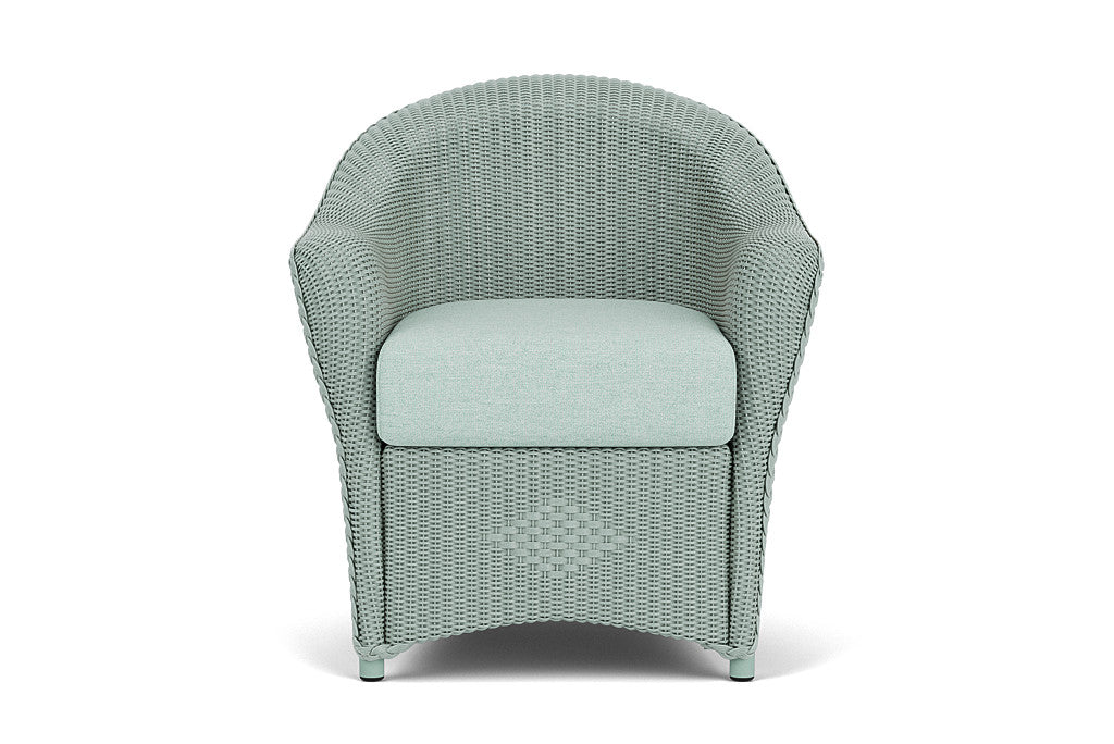 Lloyd Flanders Reflections Dining Armchair — Sea Glass / Demo Mist — manufacturer configuration [67823028469854]