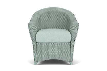 Lloyd Flanders Reflections Dining Armchair — Sea Glass / Demo Mist — manufacturer configuration [67823028469854]