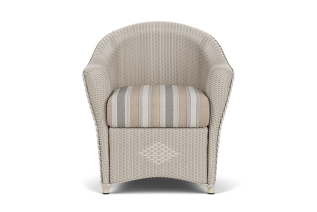 Lloyd Flanders Reflections Dining Armchair — Linen / Purveyor Pewter — manufacturer configuration [67823026929758]