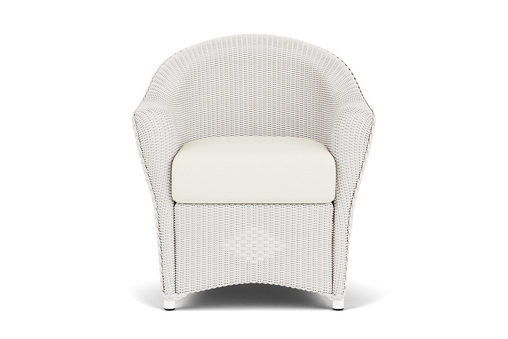 Lloyd Flanders Reflections Dining Armchair — White / Sailcloth Salt — manufacturer configuration [67823028863070]