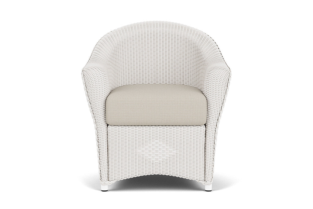 Lloyd Flanders Reflections Dining Armchair — White / Fife Fog — manufacturer configuration [67823028731998]