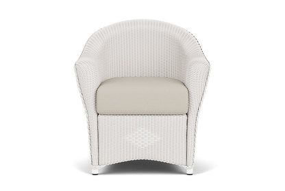 Lloyd Flanders Reflections Dining Armchair — White / Fife Fog — manufacturer configuration [67823028731998]