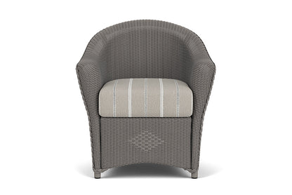 Lloyd Flanders Reflections Dining Armchair — Pewter / Sandy Point Stone — manufacturer configuration [67823027388510]