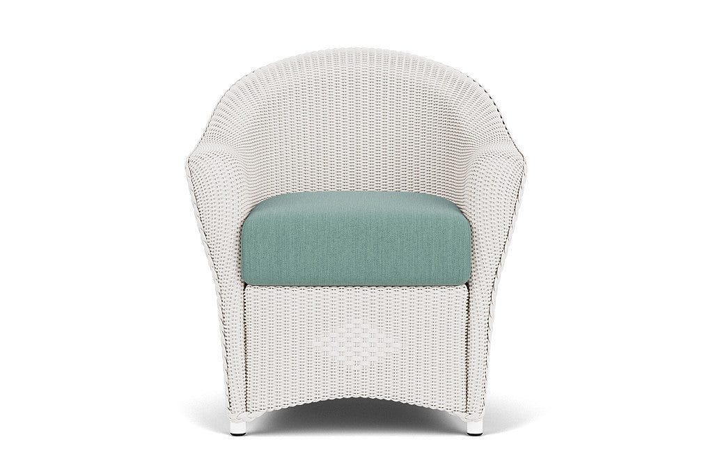 Lloyd Flanders Reflections Dining Armchair — White / Loveboat Mint — manufacturer configuration [67823028633694]