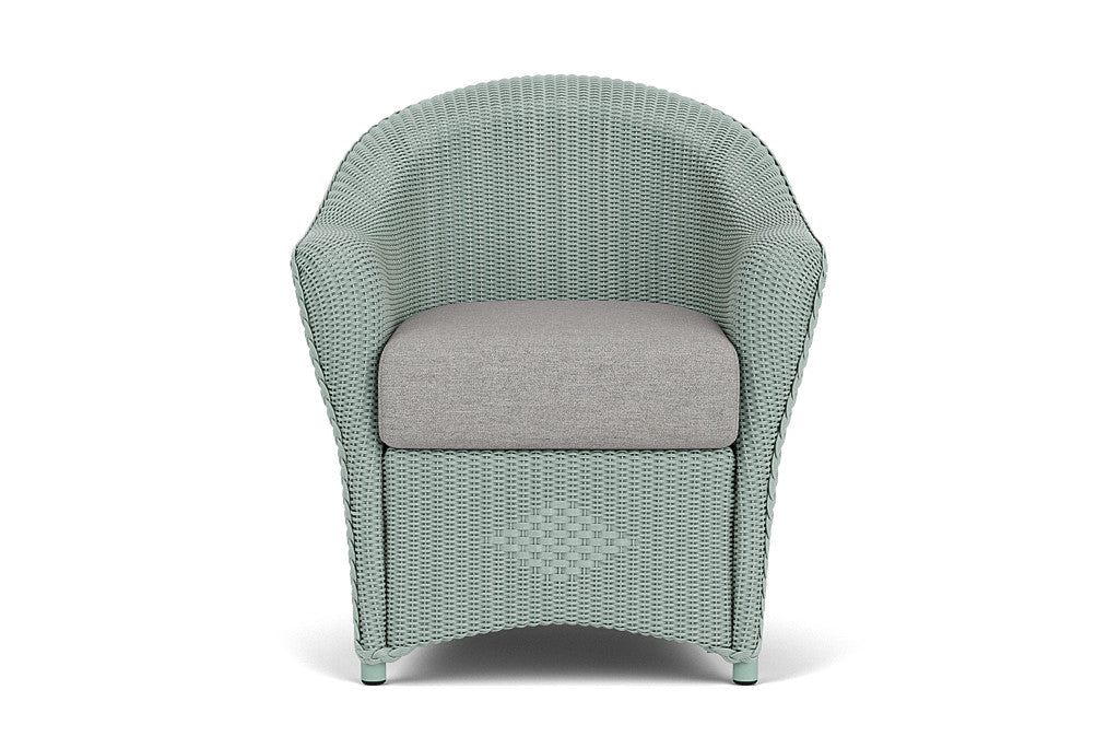 Lloyd Flanders Reflections Dining Armchair — Sea Glass / Demo Stone — manufacturer configuration [67823028273246]