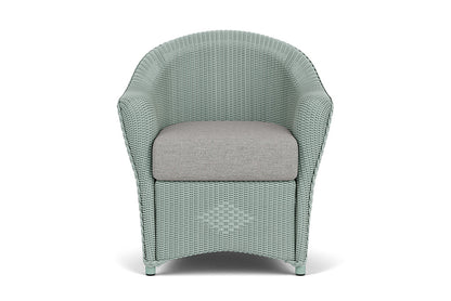 Lloyd Flanders Reflections Dining Armchair — Sea Glass / Demo Stone — manufacturer configuration [67823028273246]